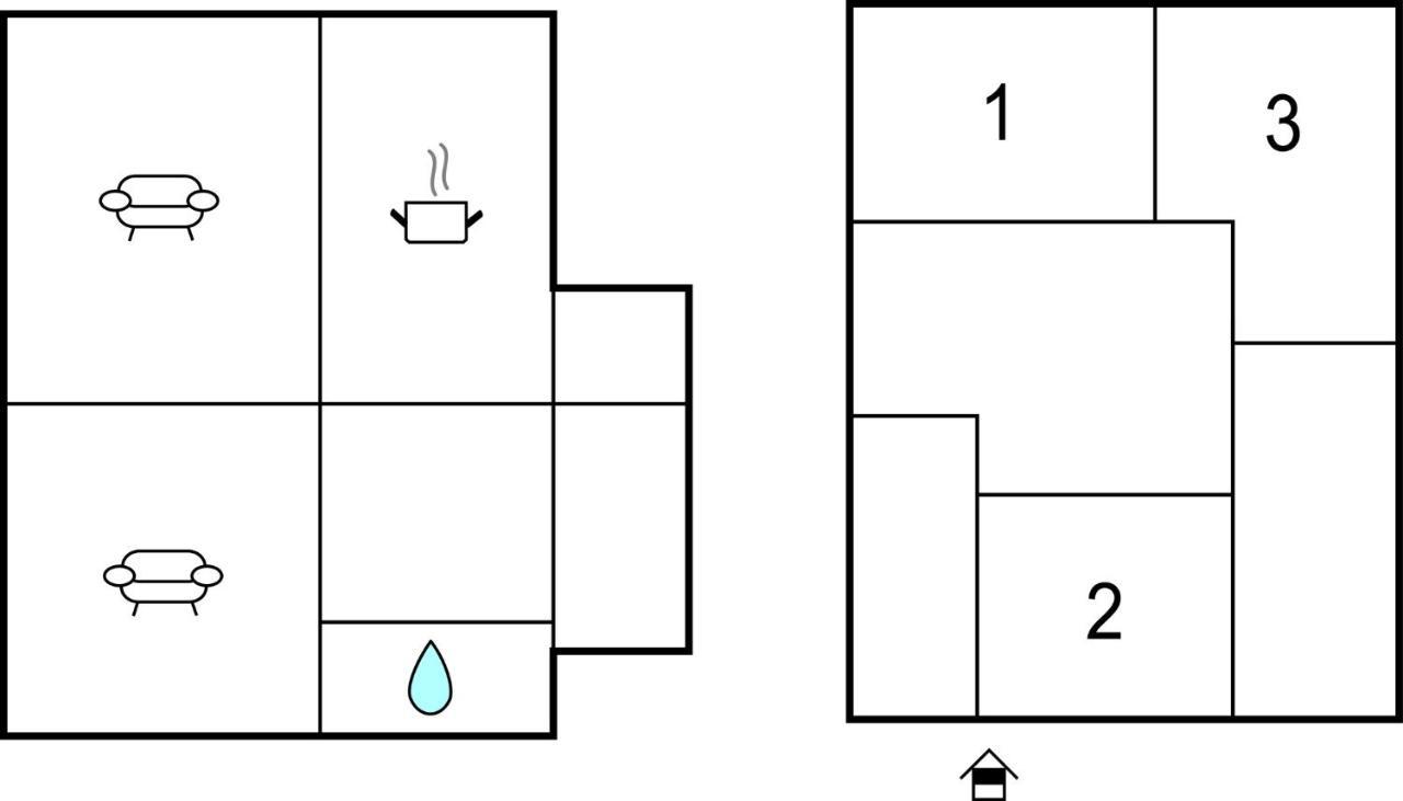 3 Bedroom Nice Home In Kvamsoy Sandvik  외부 사진